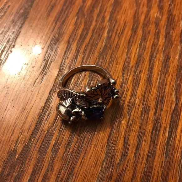 Frog & Lilly Pad Silver Ring! - Picture 3 of 7